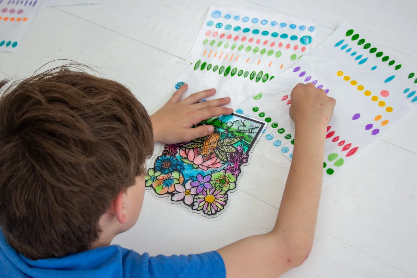 Fairy in a Lotus Windowscape Art Kit