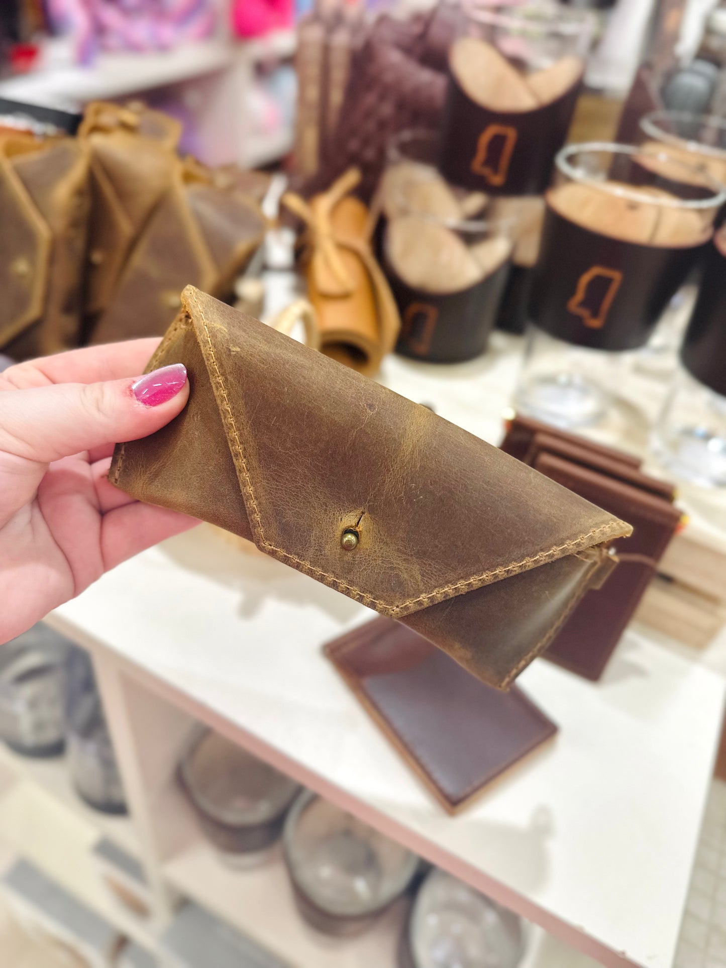 Leather Glasses Case