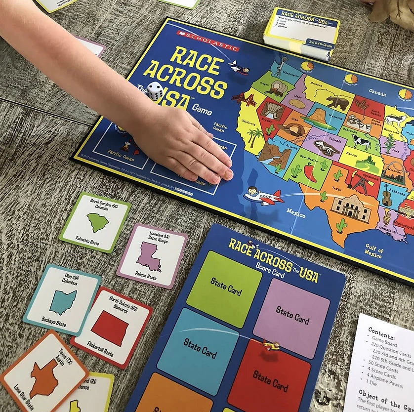 Race Across the USA Board Game