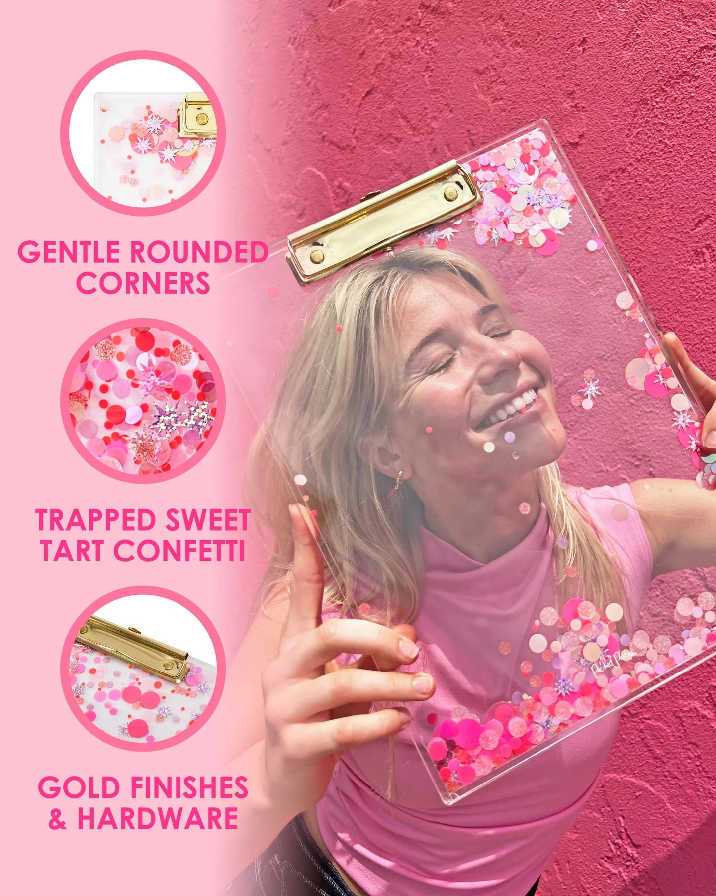 Packed Party Sweet Tart Confetti Clipboard