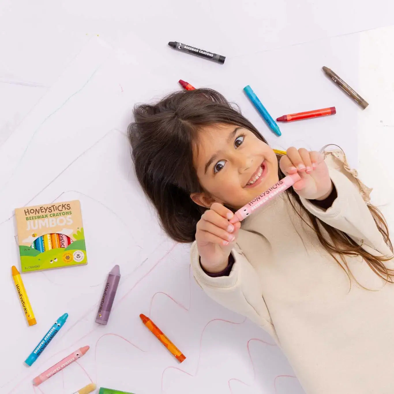 Honeysticks Beeswax Jumbo Crayons