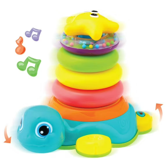 Kidoozie Bump Around Stacking Turtle