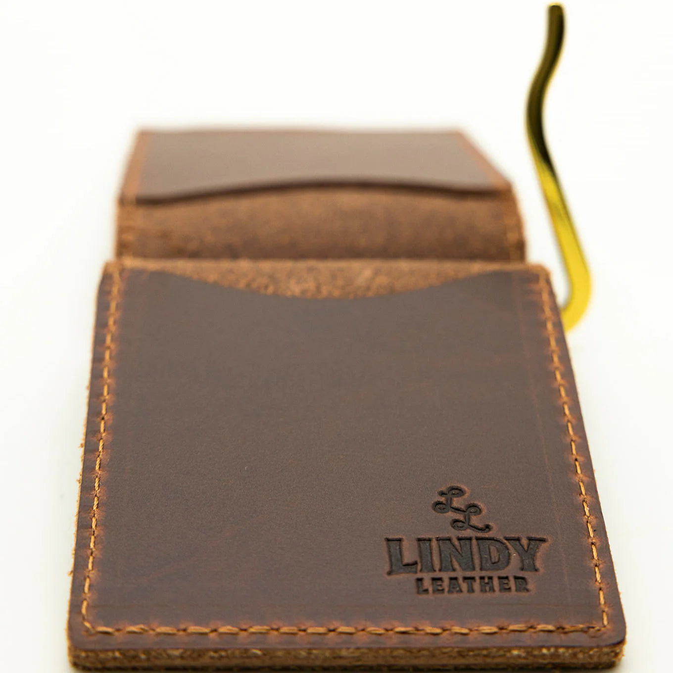 Leather Money Clip Wallet