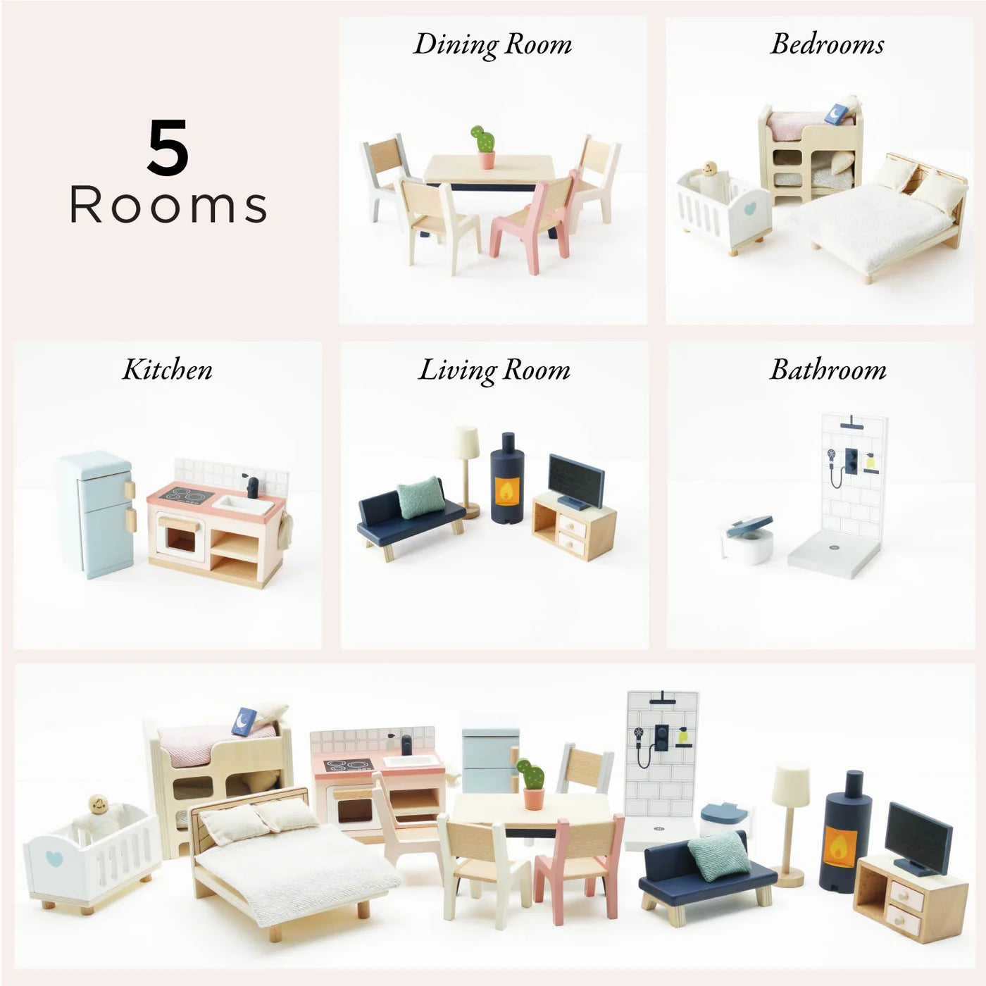 Dollhouse Furniture Starter Set