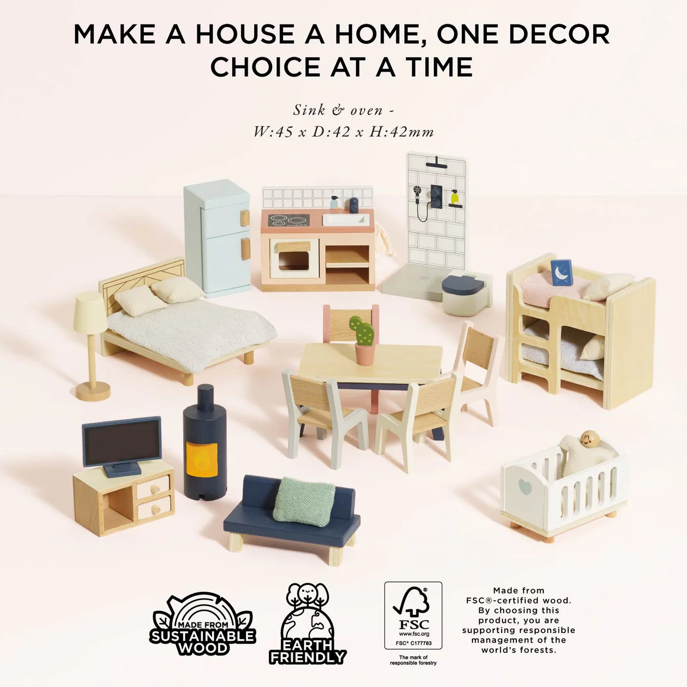 Dollhouse Furniture Starter Set