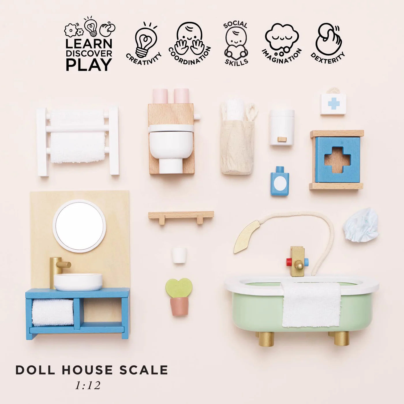 Daisylane Bathroom Dollhouse Furniture