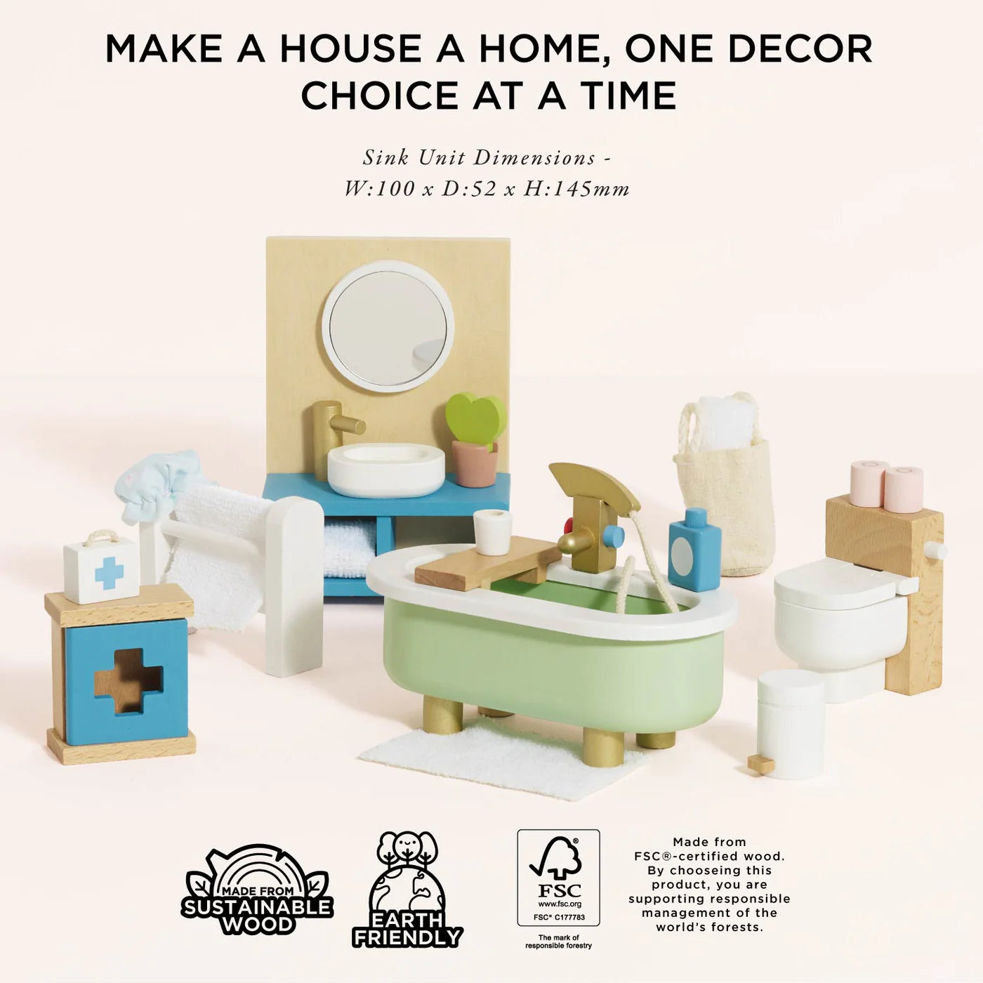 Daisylane Bathroom Dollhouse Furniture