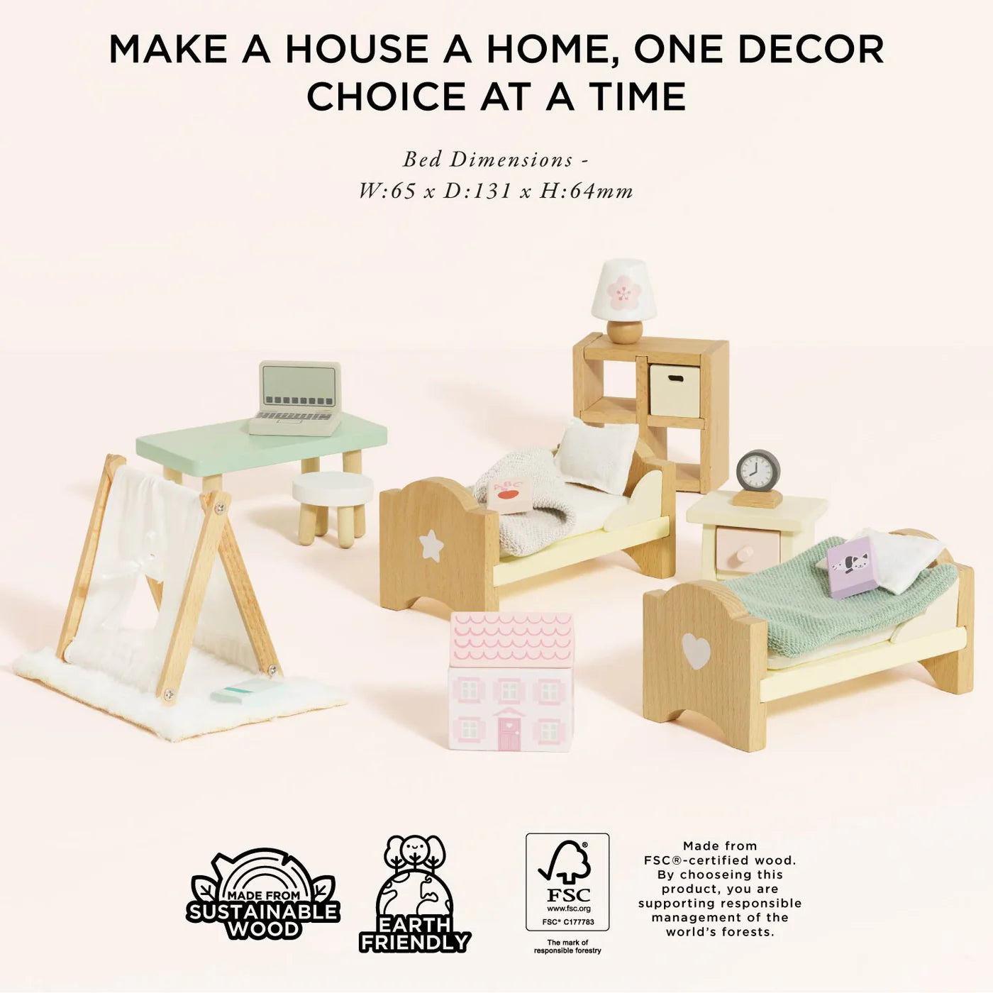 Daisylane Children's Room Dollhouse Furniture