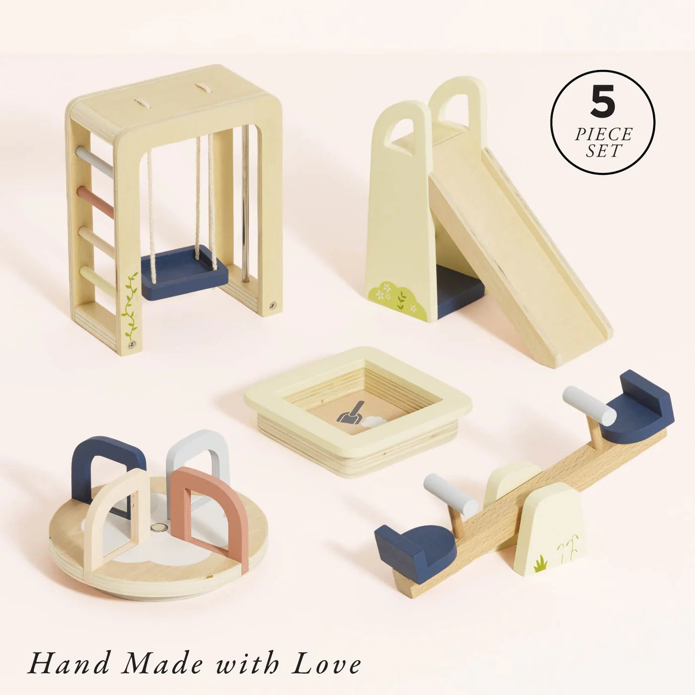 Outdoor Play Dollhouse Furniture Set