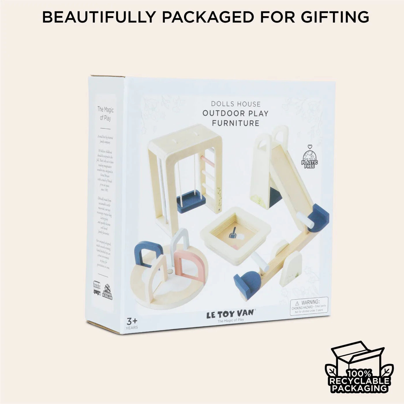 Outdoor Play Dollhouse Furniture Set