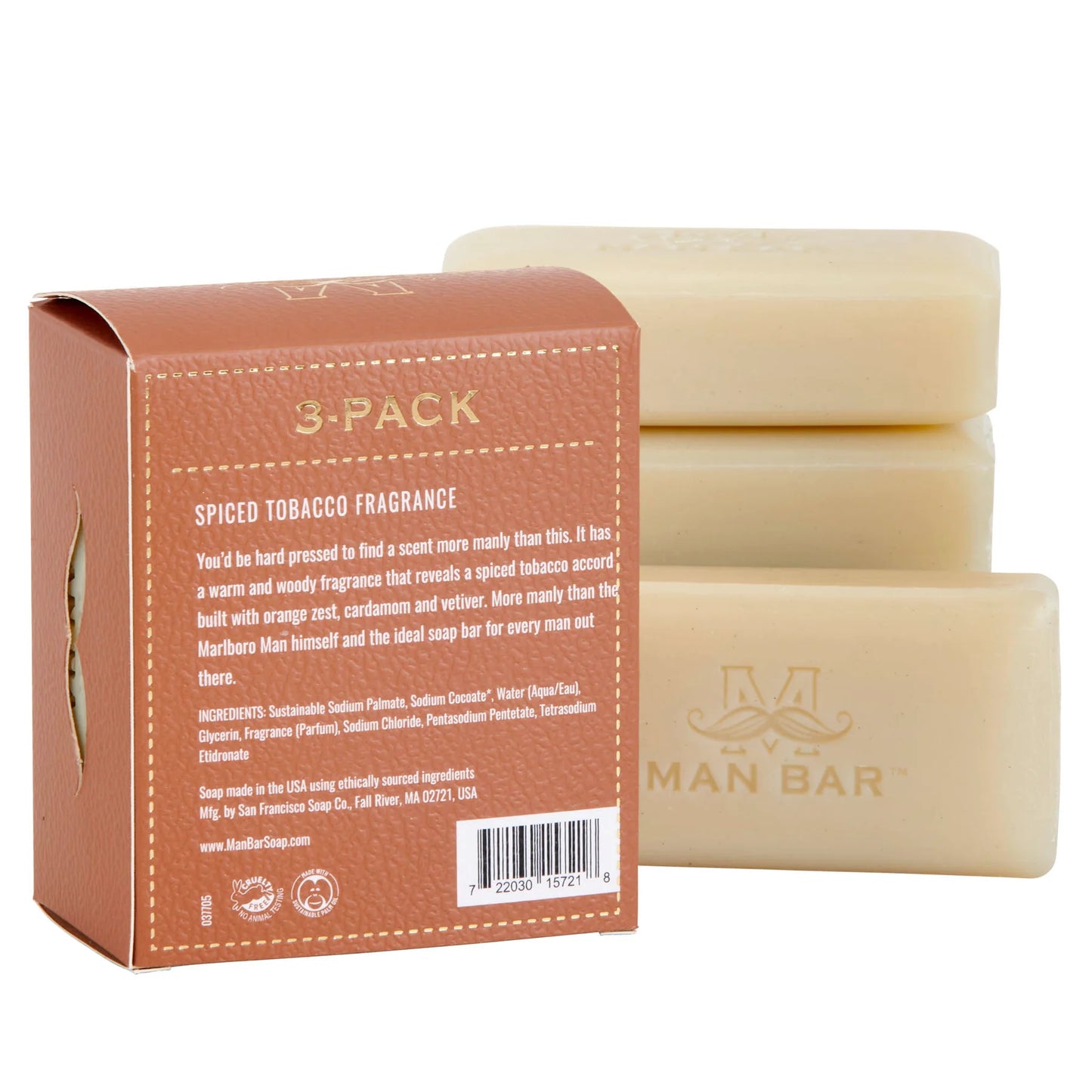 Man Bar Mini 3 Pack Spiced Tobacco