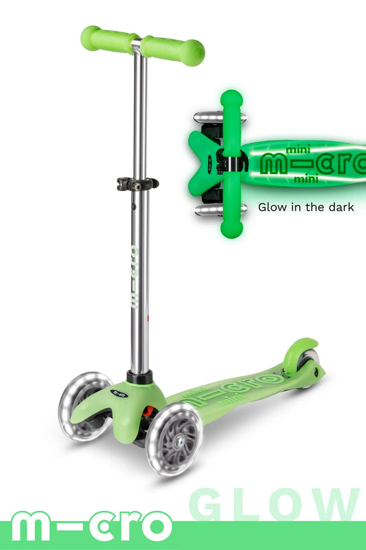 Lime Micro Mini Glow Plus LED Scooter