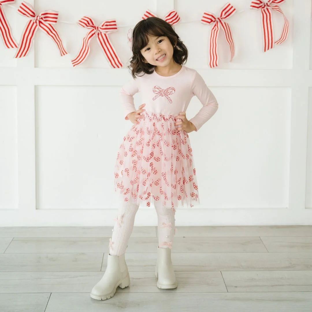 Candy Cane Confetti Tutu Dress