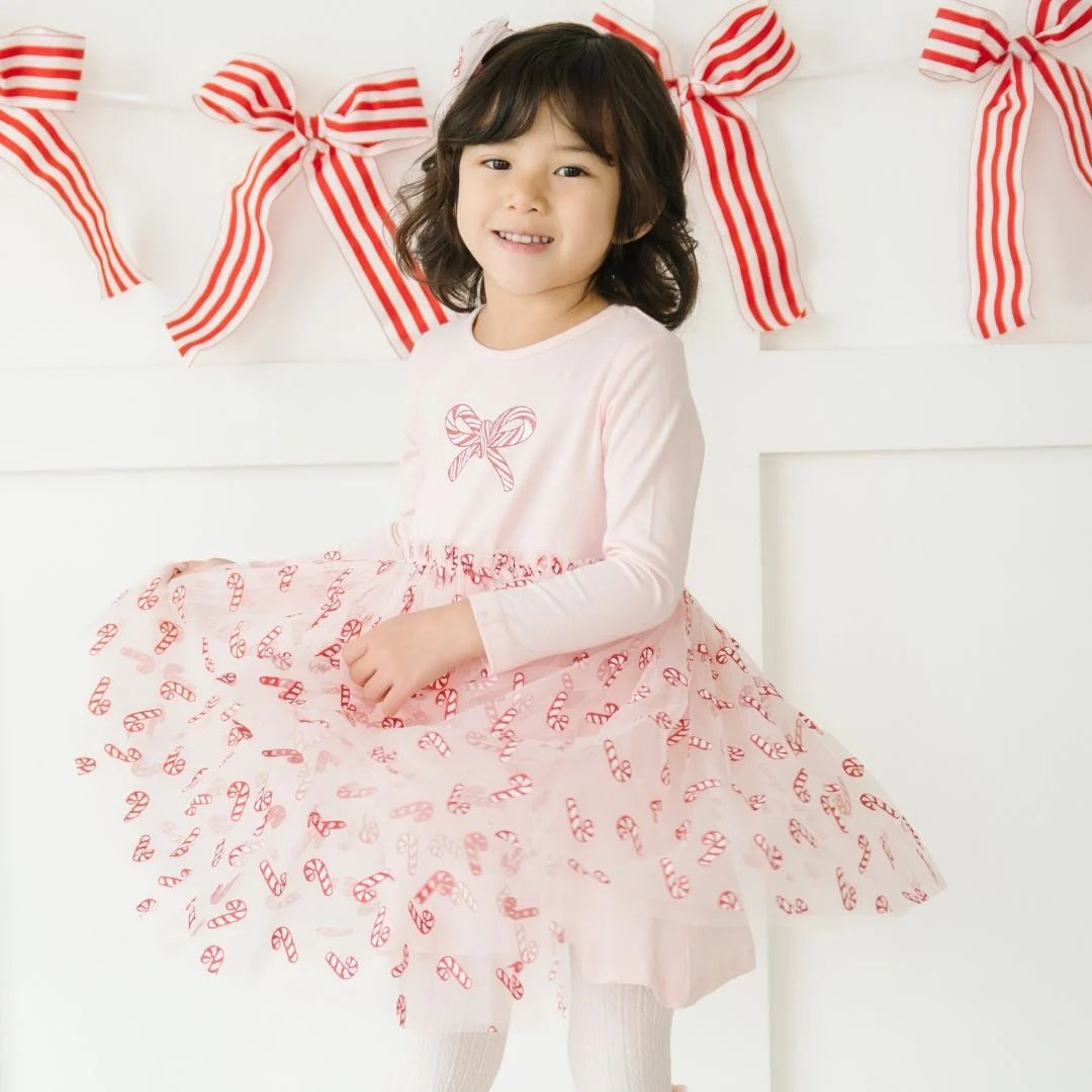 Candy Cane Confetti Tutu Dress