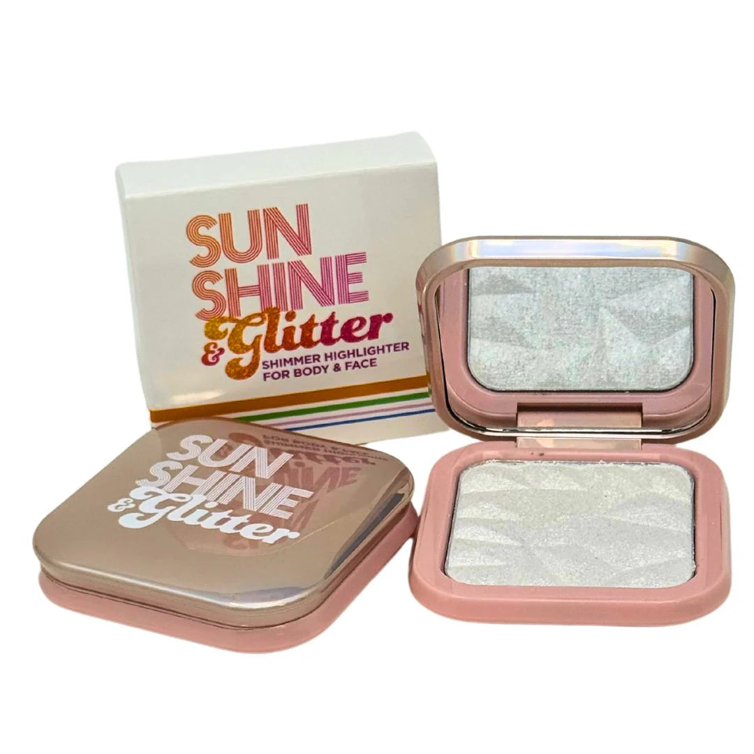 Sunshine & Glitter Highlighter Shimmer Compact