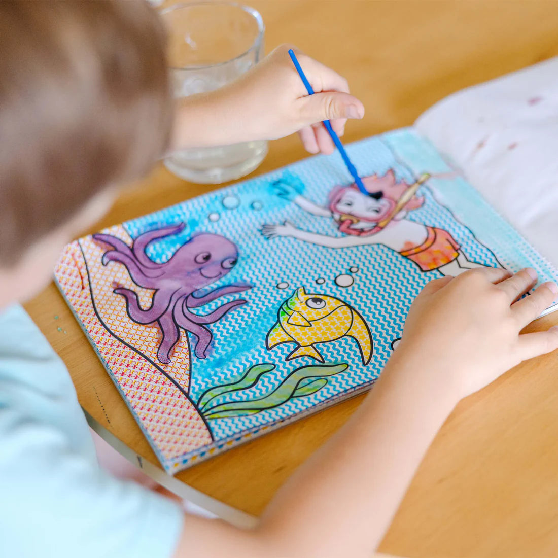 My First Paint With Water Kids' Art Pad With Paintbrush