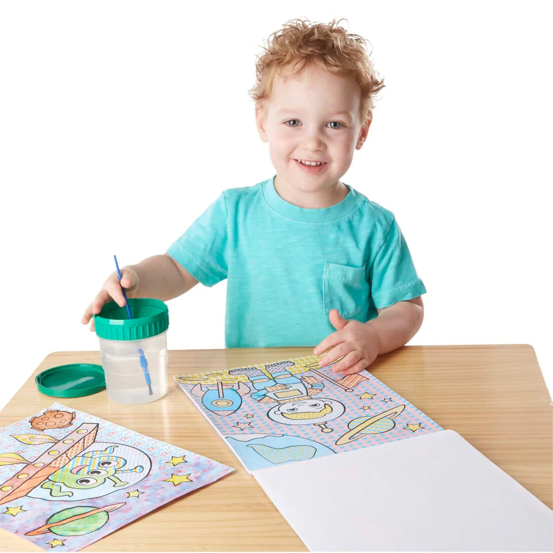 My First Paint With Water Kids' Art Pad With Paintbrush