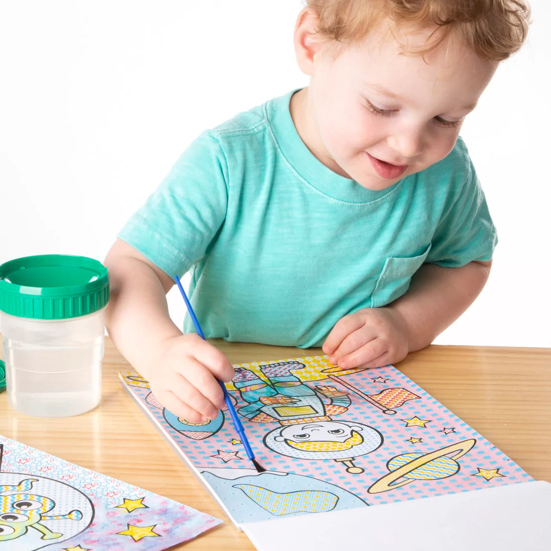 My First Paint With Water Kids' Art Pad With Paintbrush