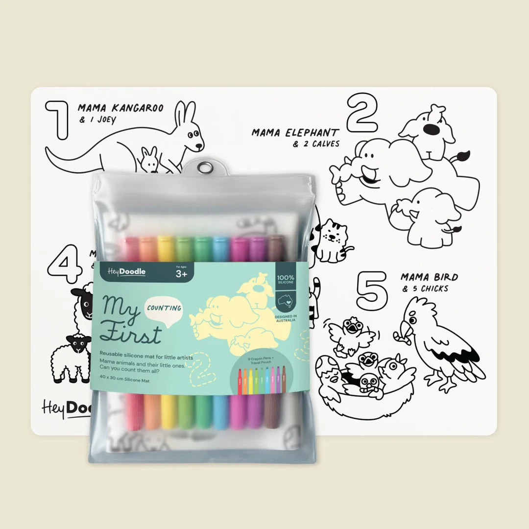 My First Counting Coloring & Doodle Mat