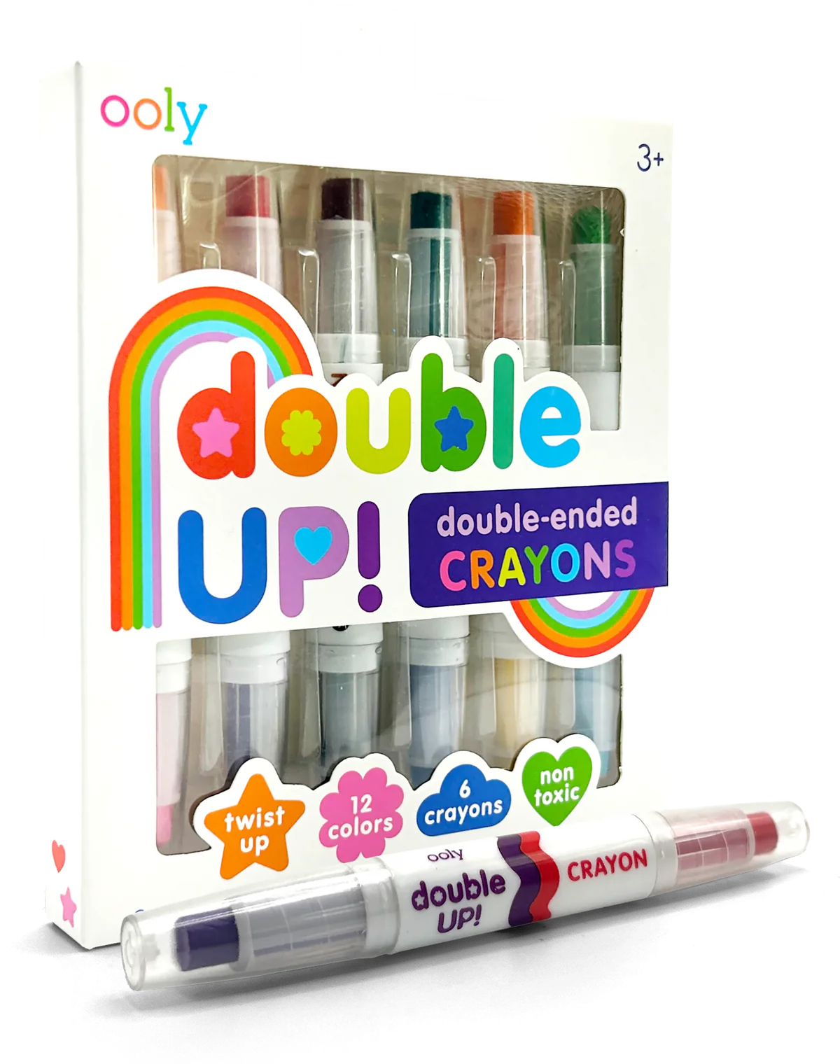 Double Up! Double-Ended Crayons - Set of 6