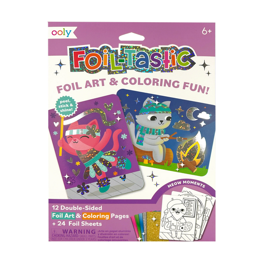 Foil-tastic Foil Art & Coloring Set Meow Moments