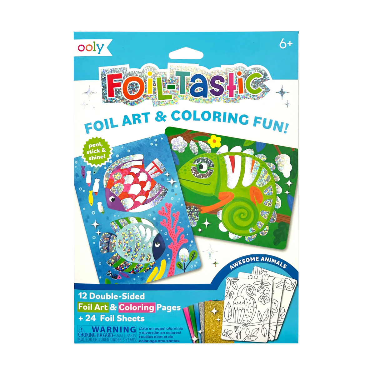 Foil-tastic Foil Art & Coloring Awesome Animals