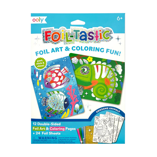 Foil-tastic Foil Art & Coloring Awesome Animals