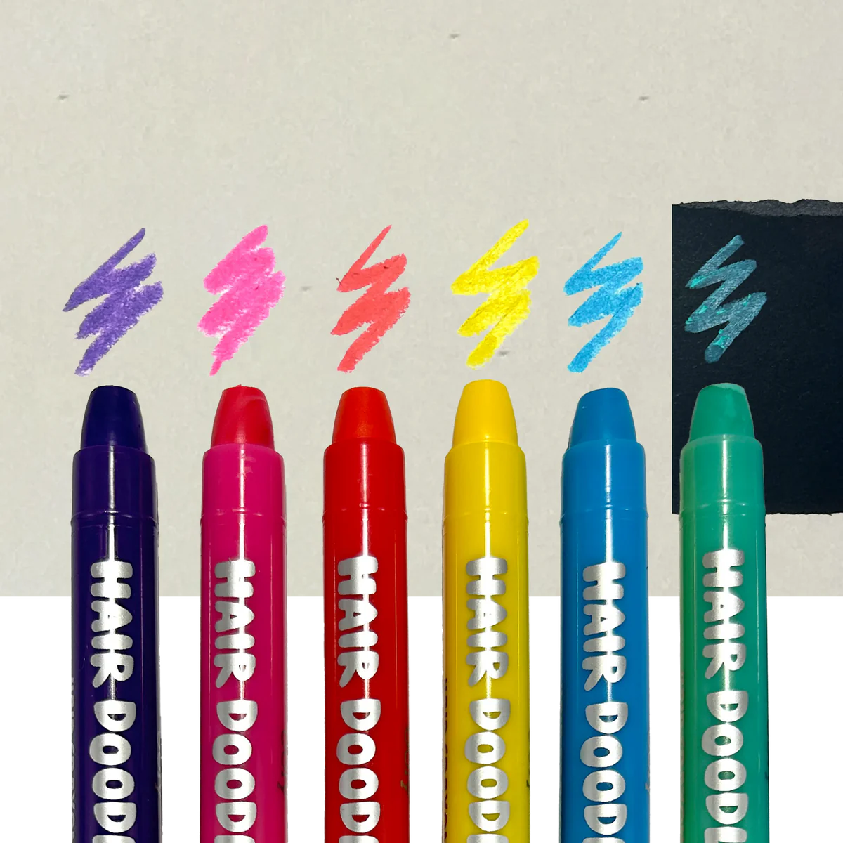 Hair Doodlers Hair Crayons - Set of 6