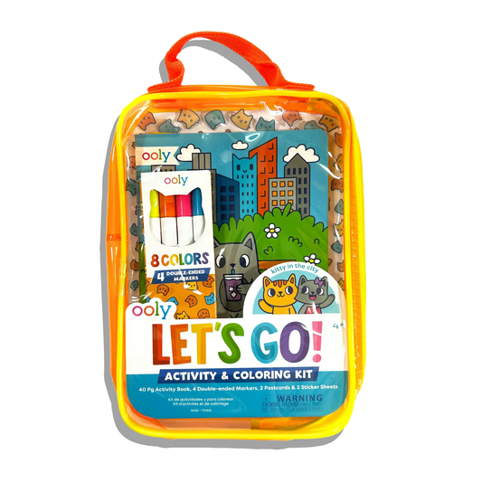 Let's Go Activity & Coloring Kit Kitty in the City