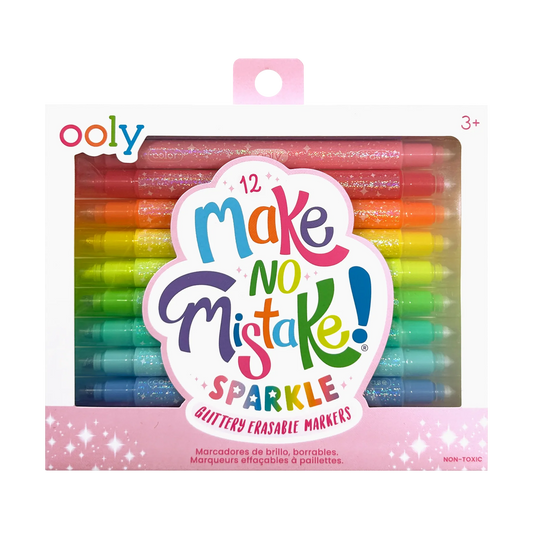 Make No Mistake Sparkle Glittery Erasable Markers
