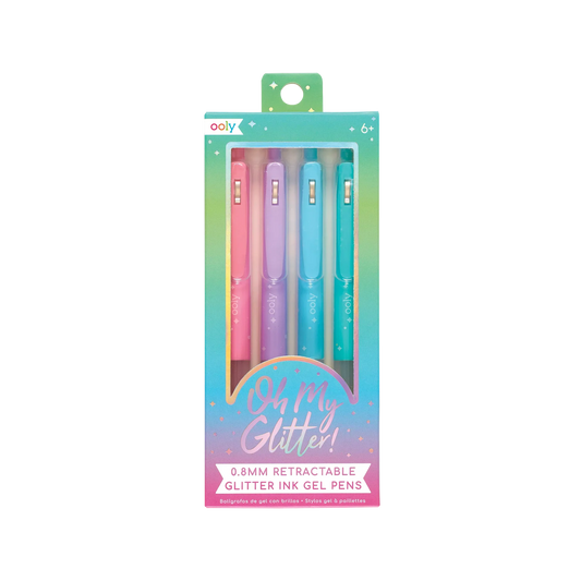 Oh My Glitter Retractable Gel Pens