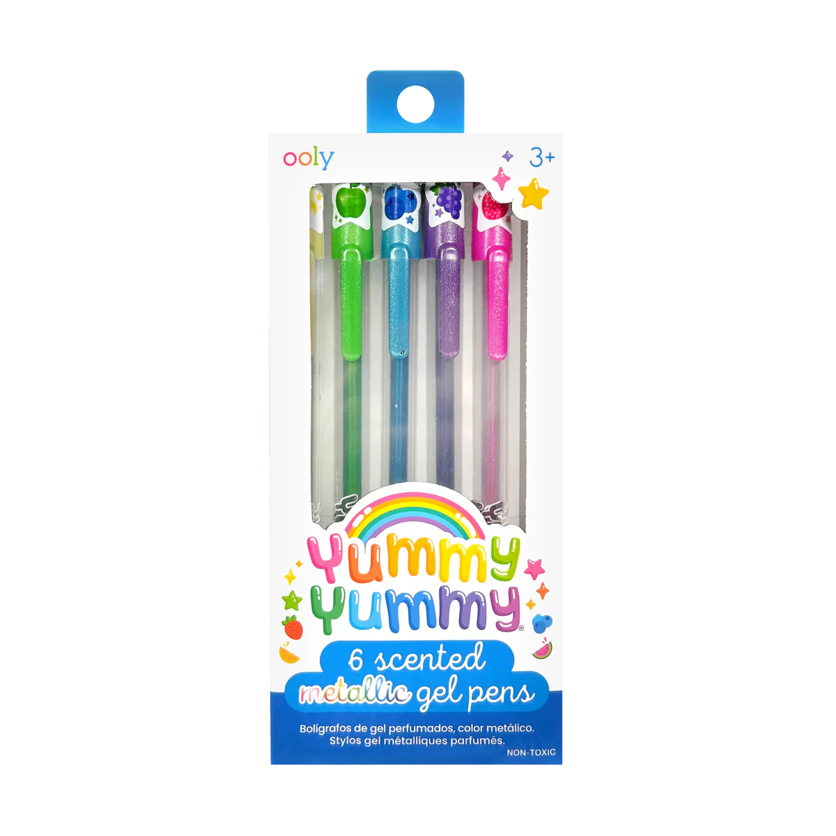 Yummy Yummy Scented Gel Pens - Metallic - Set of 6