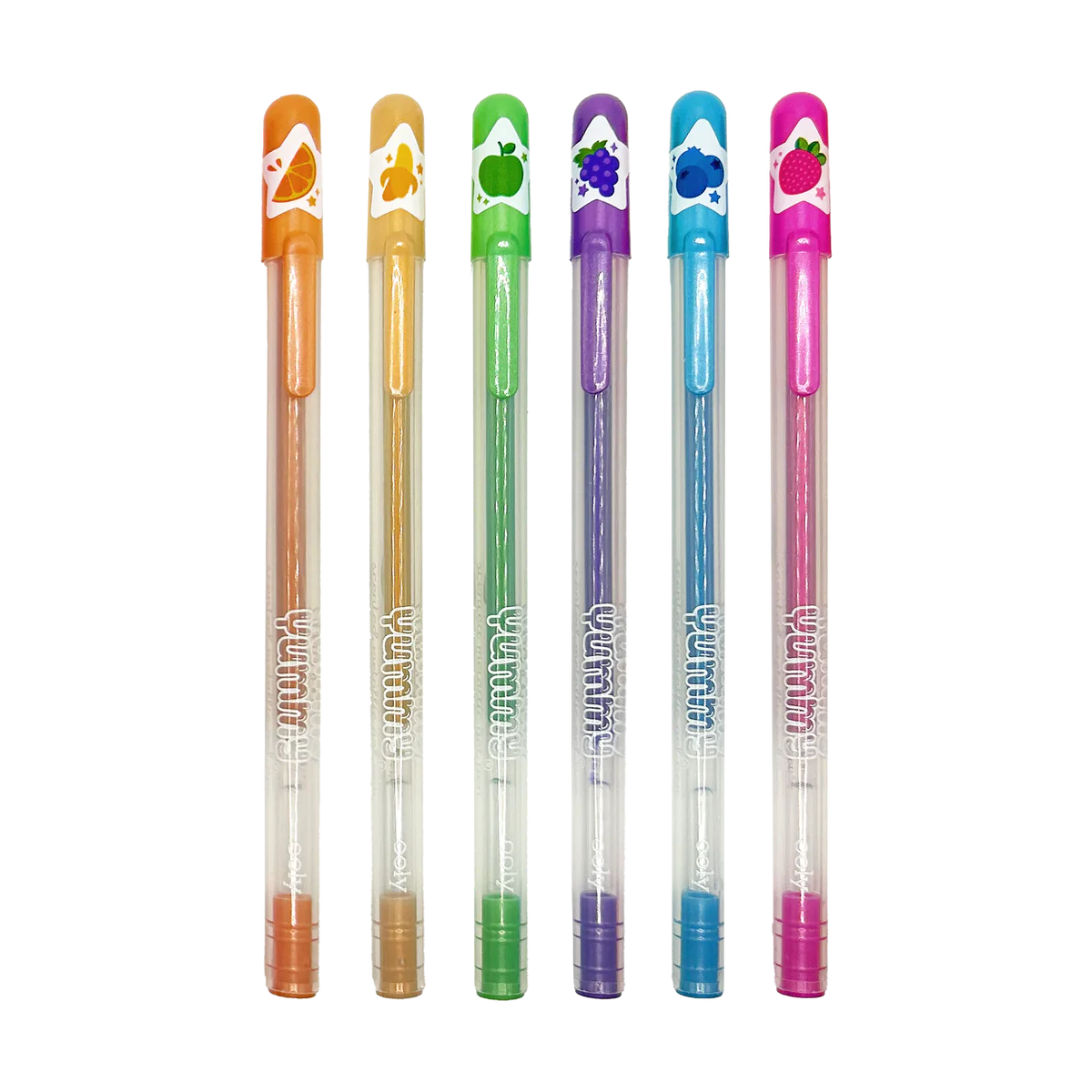 Yummy Yummy Scented Gel Pens - Metallic - Set of 6