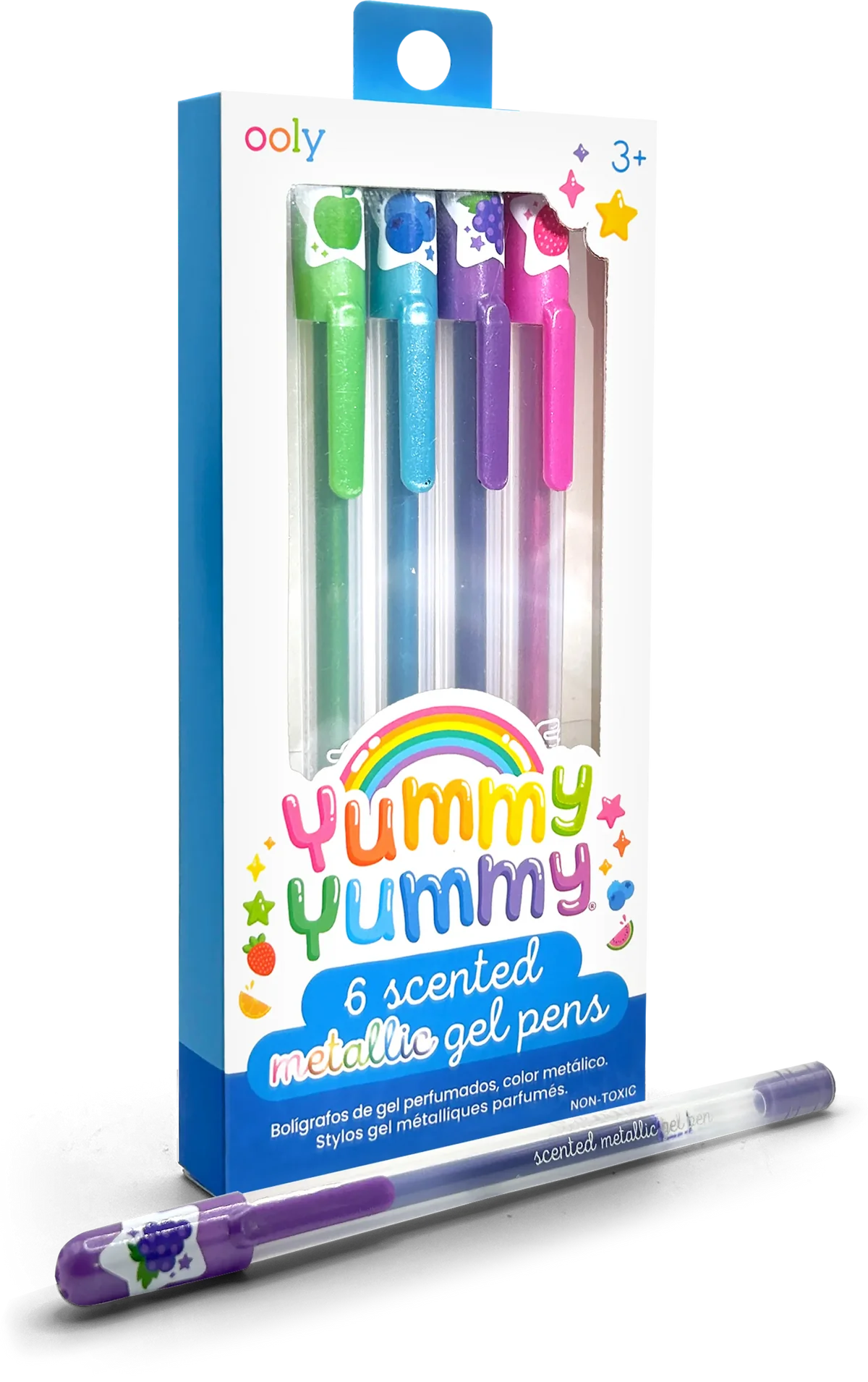 Yummy Yummy Scented Gel Pens - Metallic - Set of 6