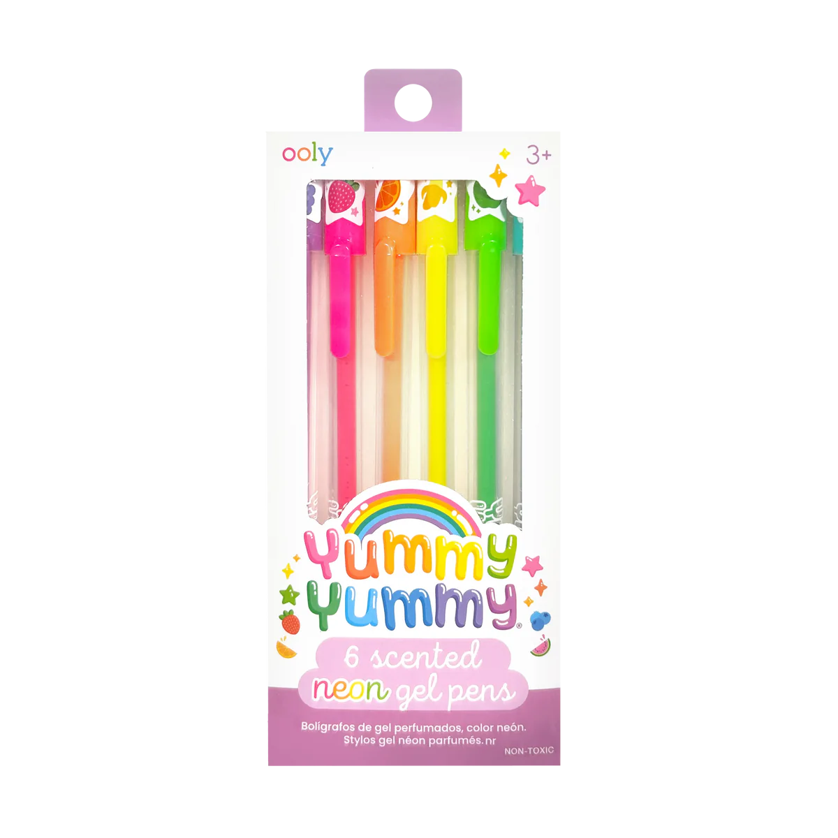 Yummy Yummy Scented Gel Pens - Neon - Set of 6