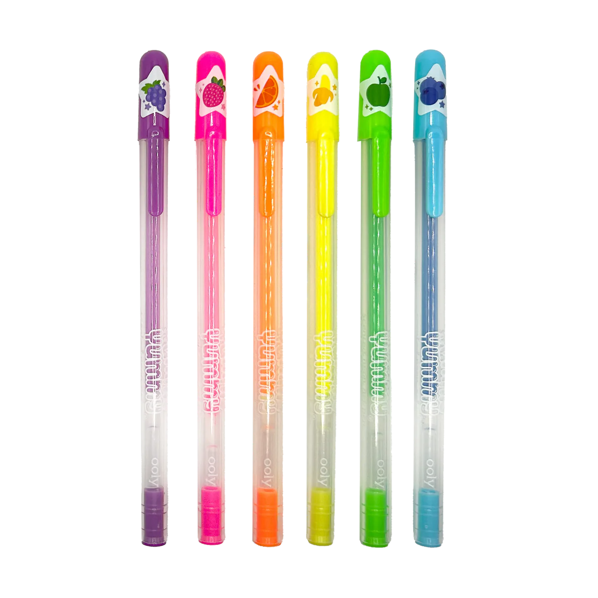 Yummy Yummy Scented Gel Pens - Neon - Set of 6