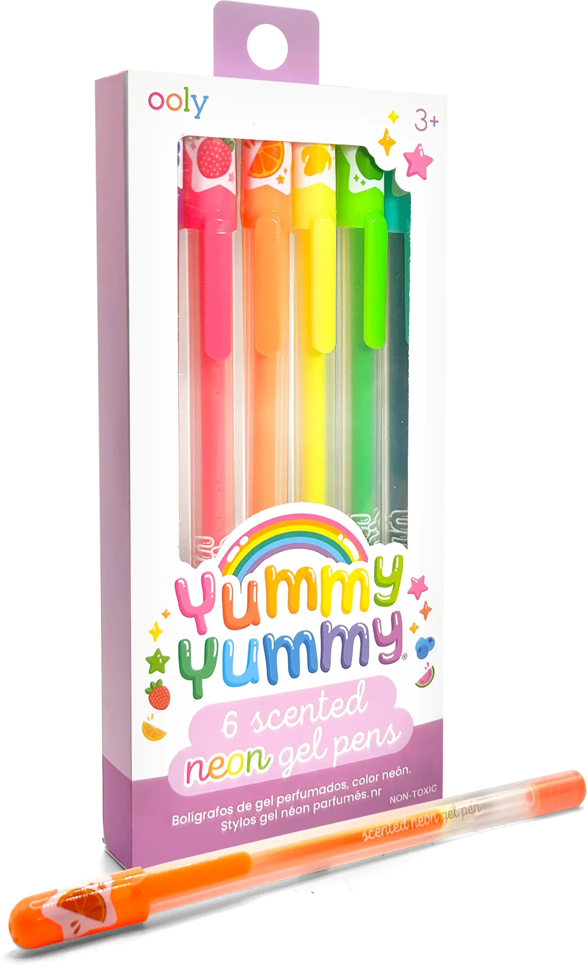 Yummy Yummy Scented Gel Pens - Neon - Set of 6