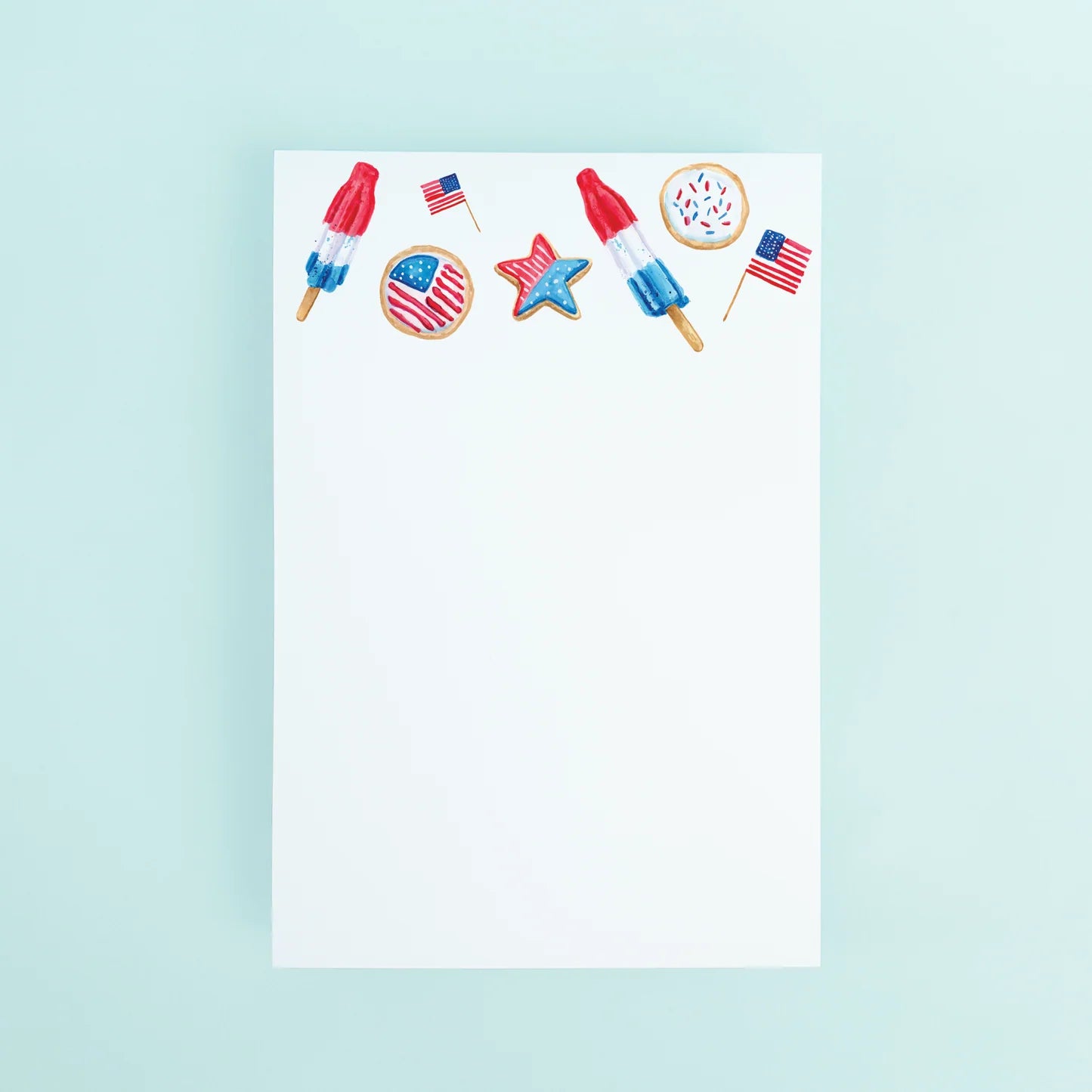 4th of July Treats Notepad