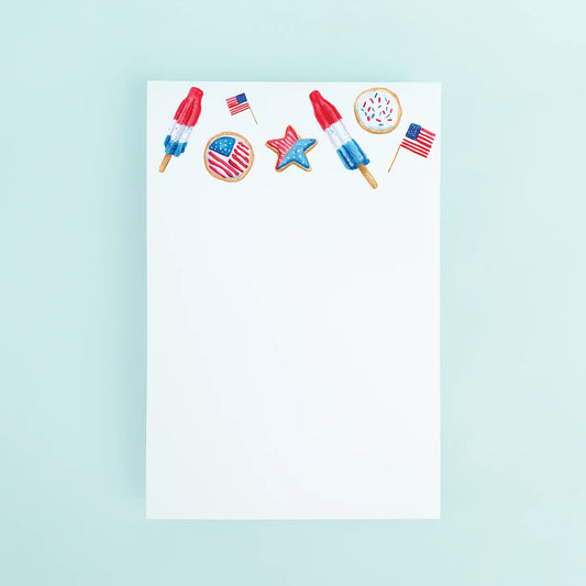 4th of July Treats Notepad
