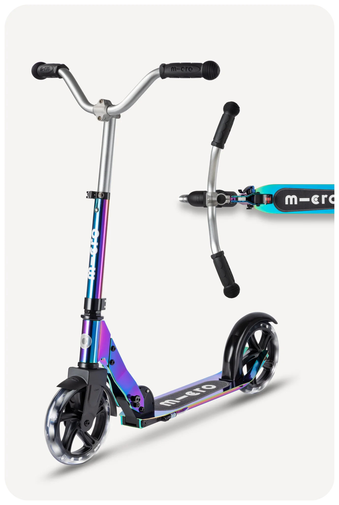 Neochrome Micro Cruiser LED Scooter