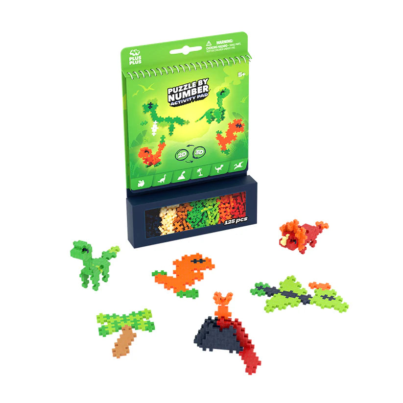 Plus Plus Dinosaur Activity Pad