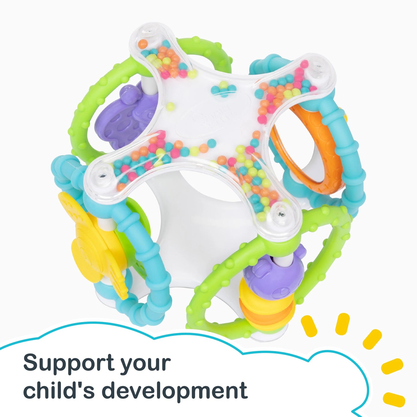 Smart Steps Grab N' Spin Rattle and Teether