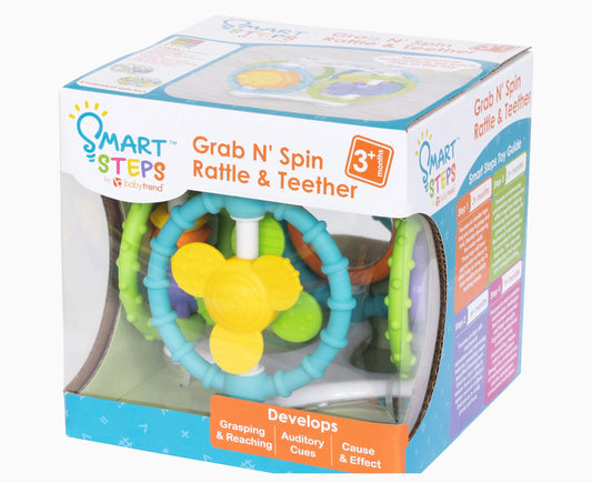 Smart Steps Grab N' Spin Rattle and Teether