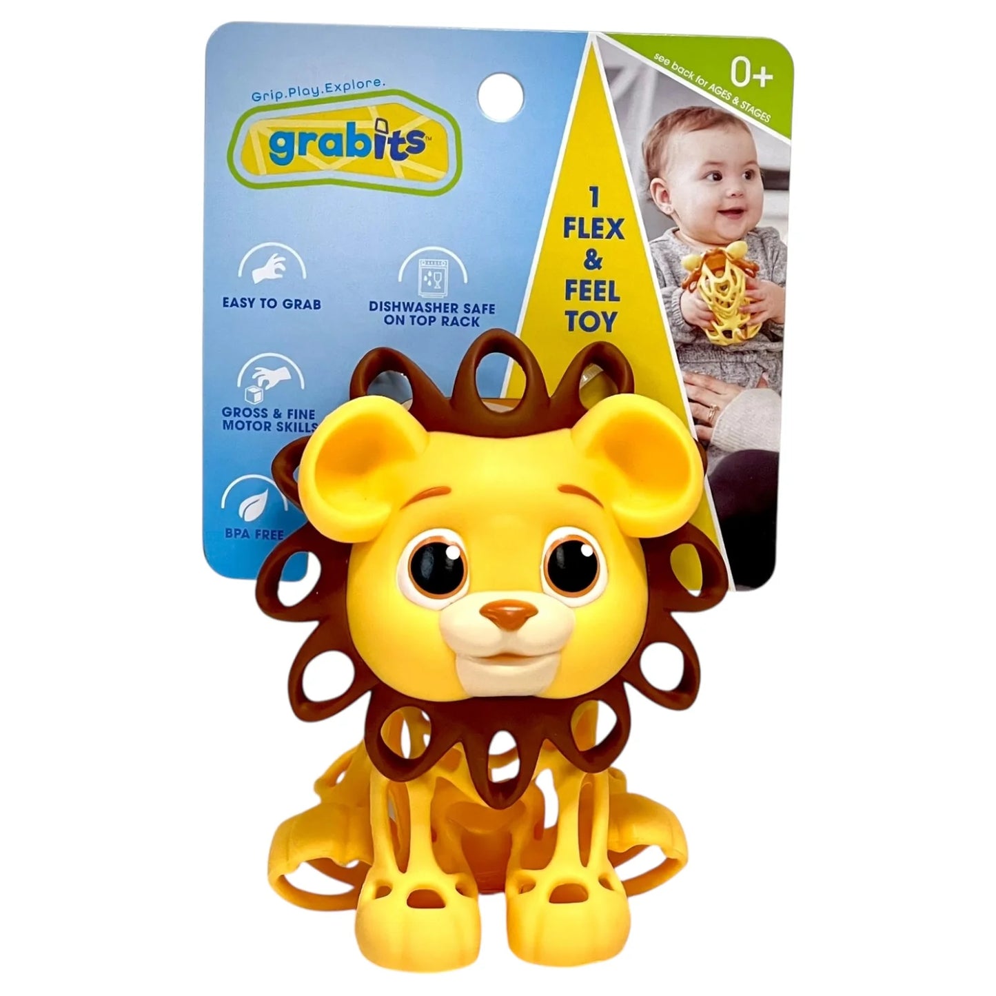 Grabits Grip-I-Mals Lion