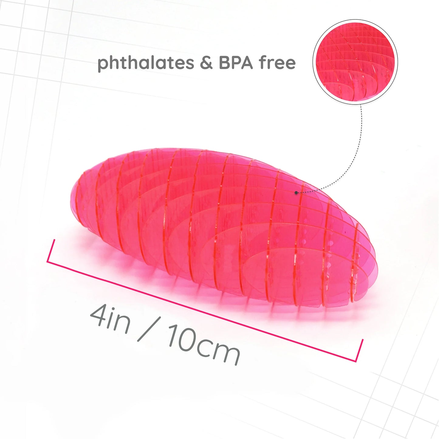 Pink Morf Fidget Worm Small