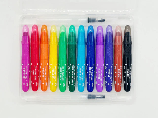Rainbow Bright Watercolor Crayons Set of 12