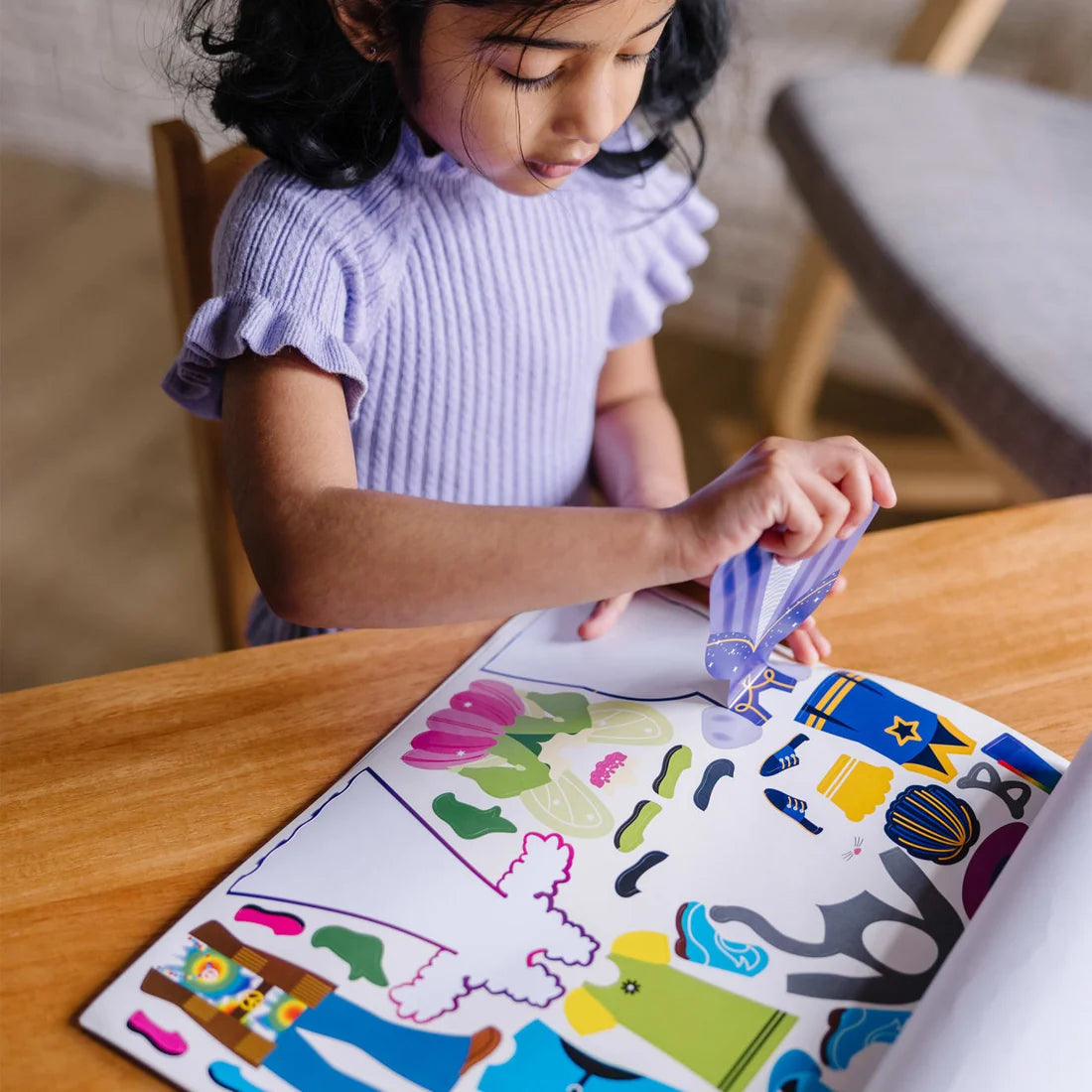 Reusable Sticker Pad Dress-Up