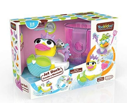 Jet Duck Mermaid Bath Toy