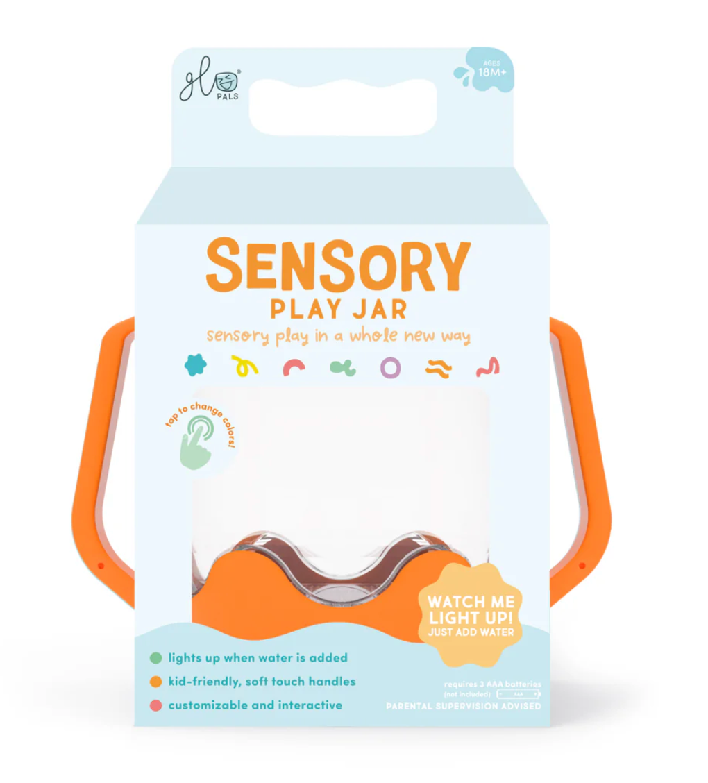 Orange Sensory Play Jar