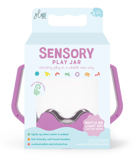 Purple Sensory Play Jar